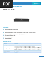 【Datasheet】UNV NVR301-S3 Series Network Video Recorder20240206（Public）