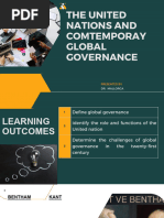 Lesson 4 United Nations and Contemporary Glpobal Governsnce