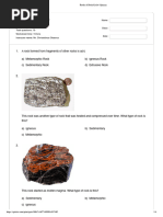 Rocks & Rock Cycle