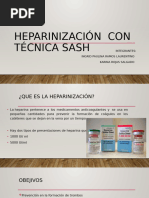 Heparinización Con Técnica SASH