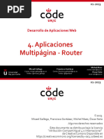 Tema 4 - Aplicaciones Multipagina - Router