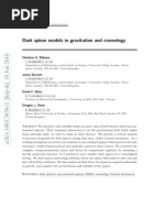 Christian G. Bohmer Et Al - Dark Spinor Models in Gravitation and Cosmology