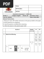 SA2 - V4 - Grade 1 - English - AS