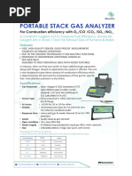 PRT Stack Gas Analyser