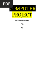 Computer Project Daksh Singh Deopa