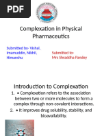 Complexation in Physical Pharmaceutics