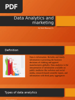 Data Analytics and Marketing