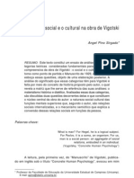 SIRGADO Angel Pino - O Social e o Cultural Na Obra de Vigotski