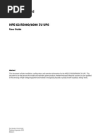 HPE G2 R50006000 3U UPS User Guide-A00069750en - Us