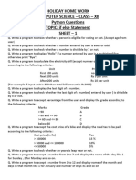 Python Compiled Questions For XI CS Batch 2024-25