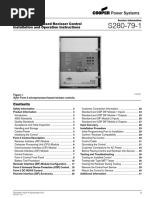 Form 5 and Ls Udp Microprocessor Based Recloser Control Swing Panel Only Istructions s280 79 1