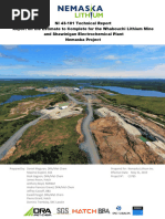 Nemaska Lithium Technical Report