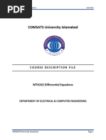 CDF MTH242 Differential Equations