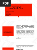 Preventive Ophthalmology