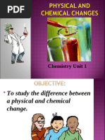 Physical and Chemical Change