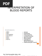 Interpretation of Blood Reports