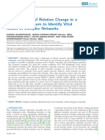 Generalization of Relative Change in A Centrality