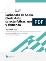 Soda Ash Serie de Estudios para El Desarrollo Minero Carbonato de Sodio Soda Ash Caracteristicas Usos y Demanda 1