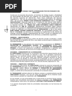 Contrato de Operador de Maquinaria Pesada