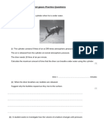 Topic 5 - Solids Liquids Gases Practice Questions and Answers