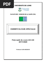 Polycopie Embryologie Speciale 2019-20