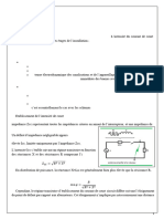 Courant de Court Circuit Methode Des Impédances