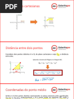 Geometria Analítica (Distância Entre Dois Pontos Ponto Médio Áreas)