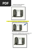 Manual de Configuracion Modo SIP - Mitel