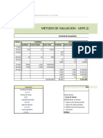 Plantilla Excel Inventario Metodo Lifo