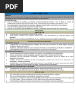 Guion - Observacion Aulica