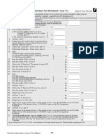 Capital Gain Tax Worksheet 1040i