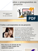 Costos y Presupuestos en Un Proyecto