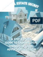 #1 Real Estate Secret A Step by Step Guide To Gaining Legal Ownership