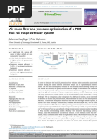 Air Mass Flow and Pressure Optimisation of A PEM F