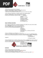 4) - Sample-Spaces Worksheet