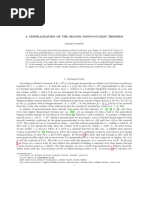 A Generalization of The Second Pappus-Guldin Theorem