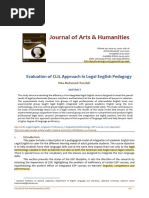 Chendeb, 2020, Evaluation of CLIL Approach in Legal English Pedagogy