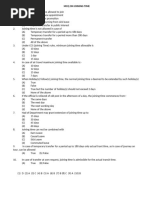 MCQ PC 5 FR SR Joing Time Pension Rule