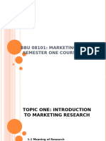 Marketing Research