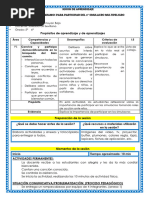 2° Sesión Día 1 PS Nos Preparamos para Participar Del 3° Simulacro Multipeligro