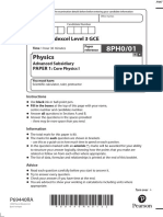 June 2022 QP - Paper 1 Edexcel Physics AS-level (2) )