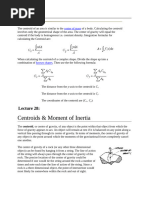 Centroid of An Area