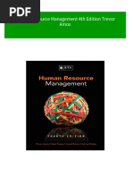 Ebooks File Human Resource Management 4th Edition Trevor Amos All Chapters