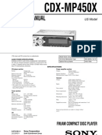 Service Manual: Fm/Am Compact Disc Player