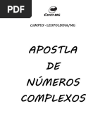 Apostilas I - Numeros Complexos-2023