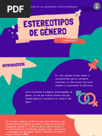 Estereotipos de Género