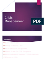 Crisis Management