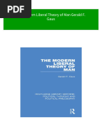 Get The Modern Liberal Theory of Man Gerald F. Gaus Free All Chapters