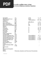 Department of Pathology: Hematology