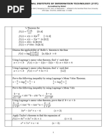 Engineering Mathematics - I Question Bank - Unit1-2